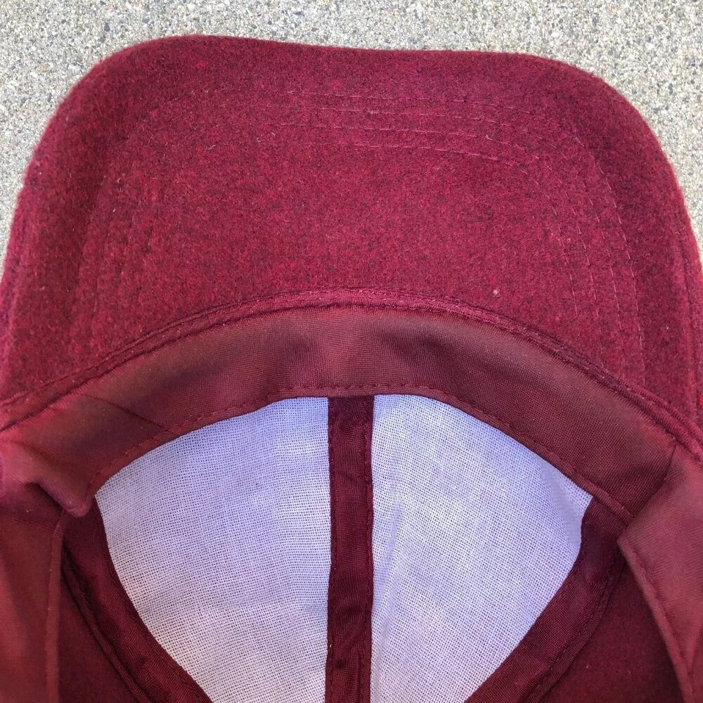 RAMPAGE Felt Baseball Hat Men's One Size Red Adjustable Cap​​ - Picture 5 of 5